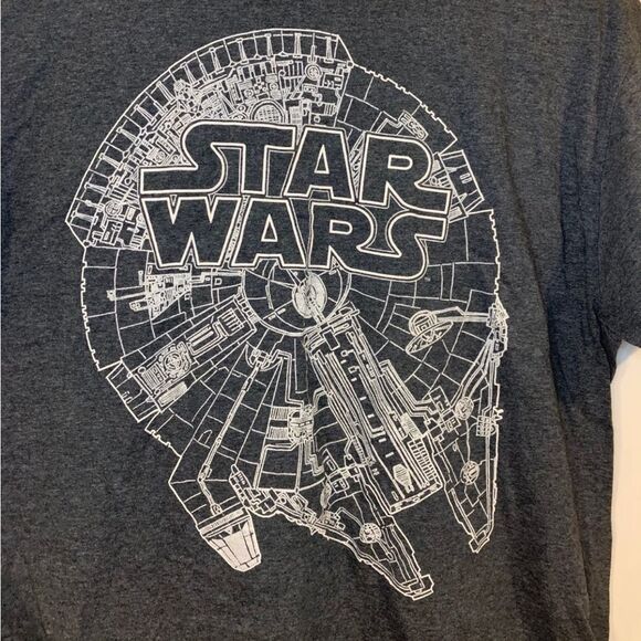 Star Wars Large Grey‎ T Shirt - Picture 2 of 4